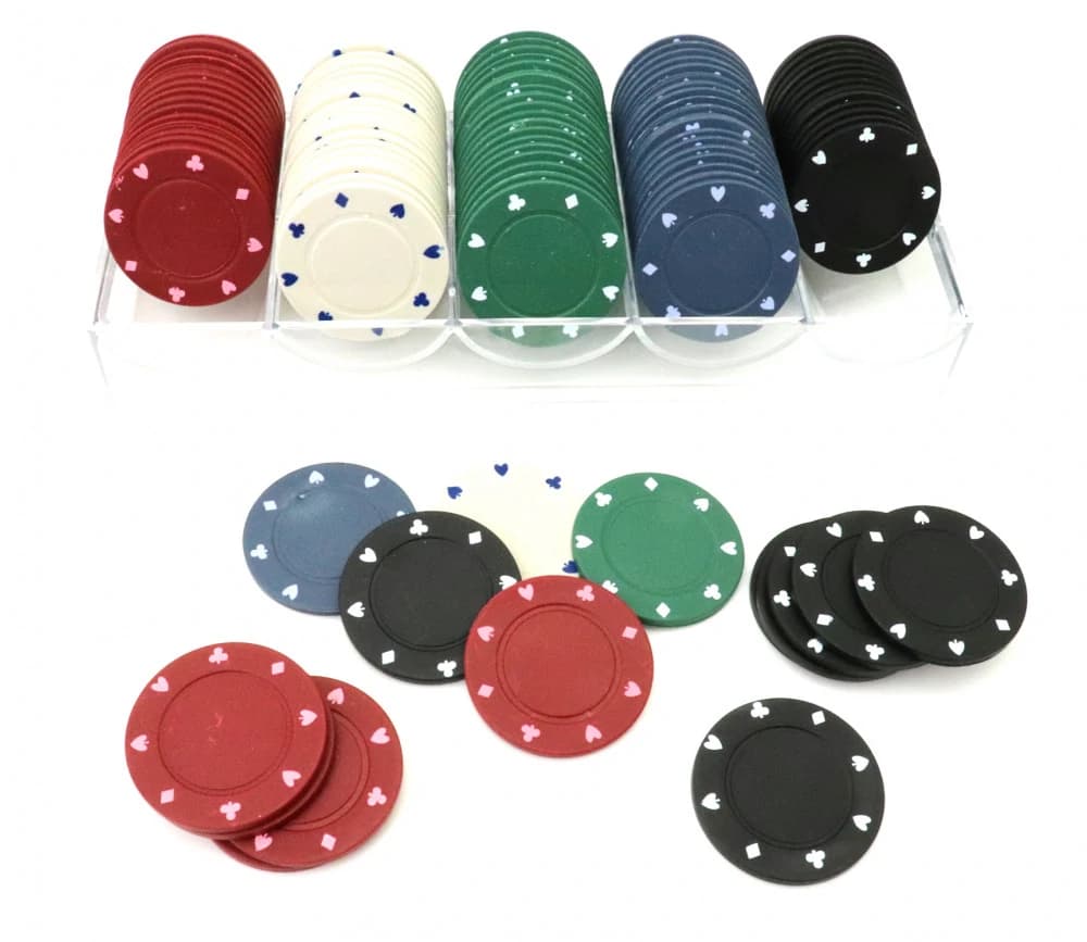 Fichas de póker de plástico