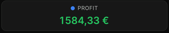 KPI Profit (azul)