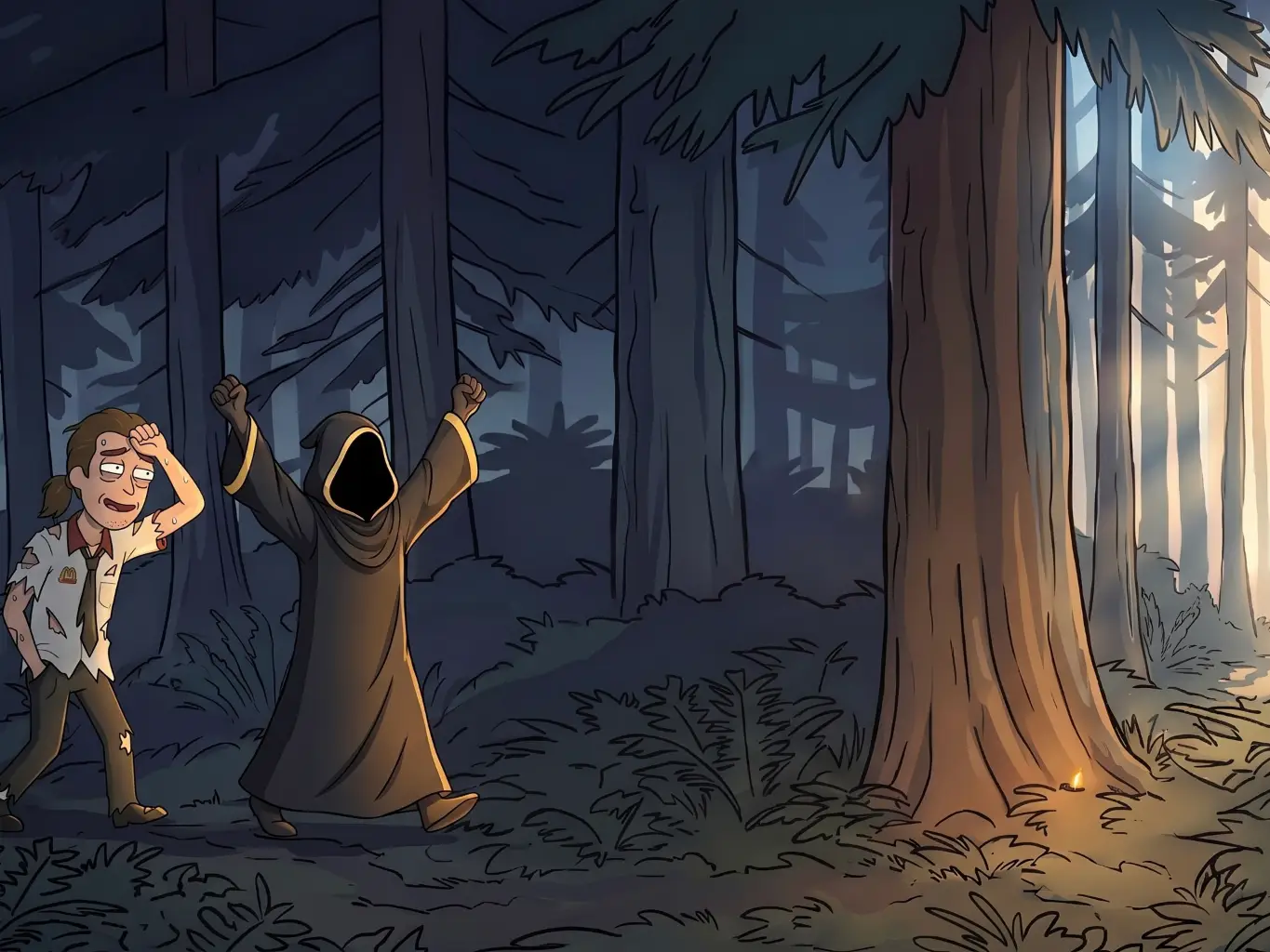 Final glowing illustration