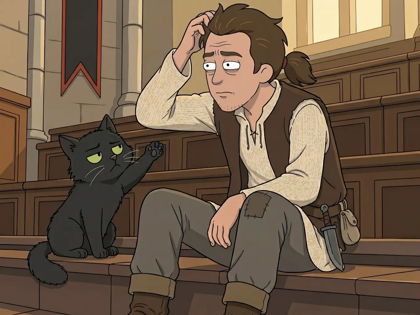 Ilustración humorística con peces, en un guiño al capítulo sobre los 4 modos de ganancia.